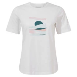 Craghoppers Women's Ally T-Shirt Optic White Sunset