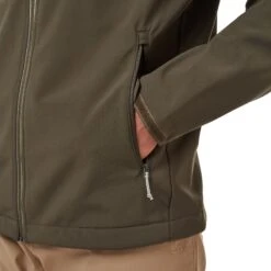Craghoppers Men's Altis Softshell Jacket Woodland Green CML070 RRP £65 8 Craghoppers Men's Altis Softshell Jacket Woodland Green CML070 RRP £65 -Crag Clothing Shop ALTISWOODLANDMODELCLOSEUP