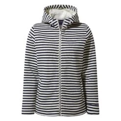 Craghoppers Women's Amelie Hoodie Blue Navy Stripe