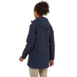 Craghoppers Women's Ara Fleece Lined Long Softshell Navy CWL090 RRP £85 -Crag Clothing Shop ARABLUENAVYBACK