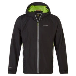 Craghoppers Men's Atlas Waterproof Jacket | Black / Apple