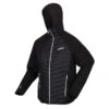 Regatta Men's Andreson VI Hybrid Insulated Jacket | Black Marl White -Crag Clothing Shop AndressonBlack1