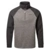 Craghoppers Men's Barker Half-Zip Fleece Quarry Grey Marl CMA1288 RRP £40 -Crag Clothing Shop BARKERHZQUARRYGREYMARL