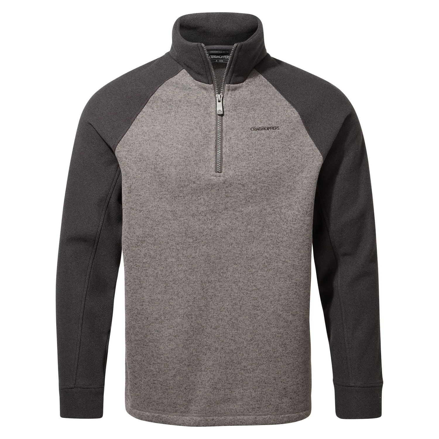 Craghoppers Men's Barker Half-Zip Fleece Quarry Grey Marl CMA1288 RRP £40 3 Craghoppers Men's Barker Half-Zip Fleece Quarry Grey Marl CMA1288 RRP £40