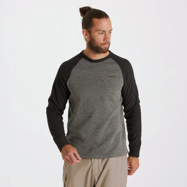 Craghoppers Men's Barker Jumper | Quarry Grey Marl 4 Craghoppers Men's Barker Jumper | Quarry Grey Marl - Image 2