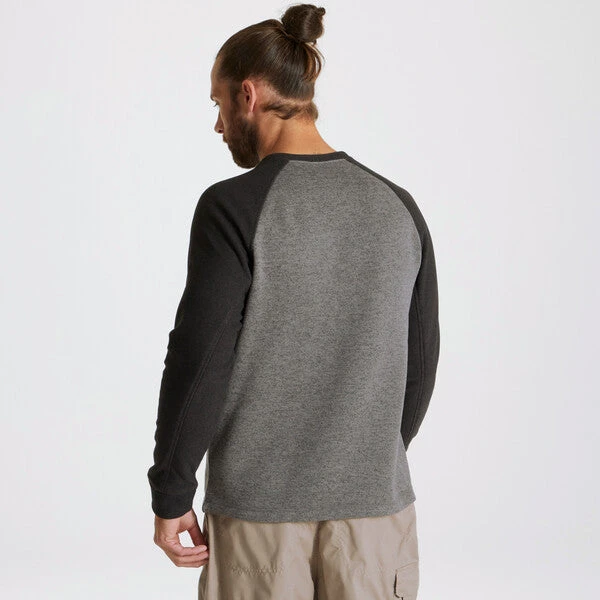 Craghoppers Men's Barker Jumper | Quarry Grey Marl 5 Craghoppers Men's Barker Jumper | Quarry Grey Marl - Image 3