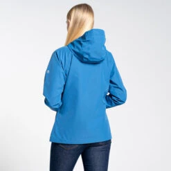Craghoppers Brielle Lightweight Waterproof Jacket Yale Blue -Crag Clothing Shop BRIELLEJACKETYALEMODELBACK