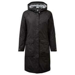 Craghoppers Women's Caithness Long Winter Jacket Black RRP £125