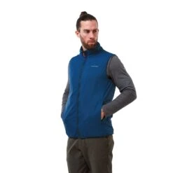 Craghoppers Men's Compresslite Vest Blue Navy/ Poseidon Blue CMB RRP £60 -Crag Clothing Shop CMB812REVERSE
