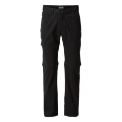 Craghoppers Men's Kiwi Pro II Convertible Trousers Black CMJ495