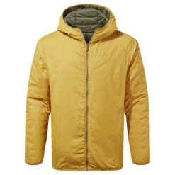 Craghoppers Men's Compresslite V Hooded Jacket Green CMN254 RRP £70 -Crag Clothing Shop CMN254GREENSCOTCHREVERSED