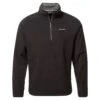 Craghoppers Men's Corey VI Half-Zip Fleece Black RRP £40 CMA1287 -Crag Clothing Shop COREYVIBLACK