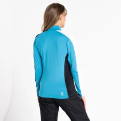 Dare2B Dare 2b Women's Default III Core Stretch Midlayer | Capri Blue -Crag Clothing Shop DEFAULTMODELBACK