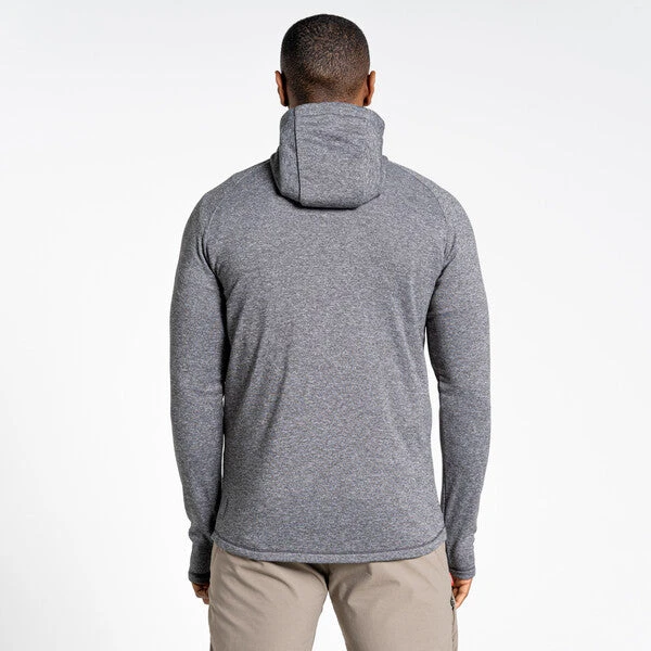 Craghoppers Men's Dynamic Hooded Half Zip Top Black Pepper CMT962 5 Craghoppers Men's Dynamic Hooded Half Zip Top Black Pepper CMT962 - Image 3