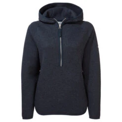 Craghoppers Women's Elena Hooded Half Zip Blue Navy Marl