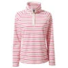 Craghoppers Women's Ella Overhead Fleece Seasalt / Orchid Flower Stripe -Crag Clothing Shop ELLAHALFZIPSEAORCHID