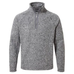 Craghoppers Men's Elliot Half Zip Fleece Grey Marl
