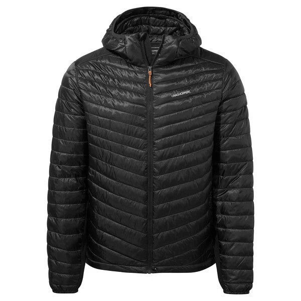 Craghoppers Men's ExpoLite Insulated Hooded Jacket | Black CMN279 3 Craghoppers Men's ExpoLite Insulated Hooded Jacket | Black CMN279
