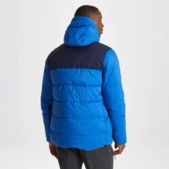 Craghoppers Men's Findhorn Baffled Insulating Jacket Avalanche Blue/Navy -Crag Clothing Shop FINDHORNBLUEBACK