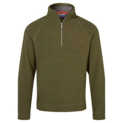 Craghoppers Men's Hayden Half Zip Fleece Dark Moss