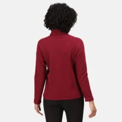 Regatta Women's Kenger Half Zip Beetroot/ Fig -Crag Clothing Shop KENGERBEETROOTFIGMODELBACK