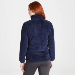 Craghoppers Women's Lochinver Cosy Half Zip Navy -Crag Clothing Shop LOCHINVERHALFZIPNAVYMODELBACK