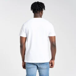 Craghoppers Men's Lugo T-Shirt Optic White Bubble Logo -Crag Clothing Shop LUGOOPTICWHITEBUBBLESMODELBACK
