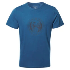 Craghoppers Men's Lugo T-Shirt Poseidon Blue Rocky