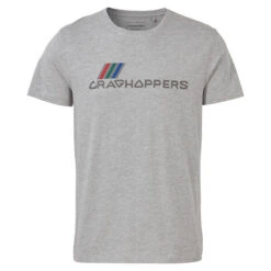 Craghoppers Men's Lugo T-Shirt Soft Grey Marl Brand Carrier
