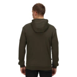 Regatta Men's Lyman Full Zip Hooded Fleece Khaki -Crag Clothing Shop LYMANKHAKIMODELBACK