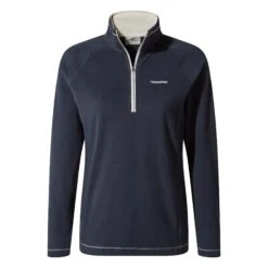 Craghoppers Women's Miska Half-Zip Fleece Blue Navy CWA265 RRP £35