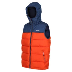 Regatta Men's Nevado Heavyweight Bodywarmer | Admiral Blue Rusty Orange