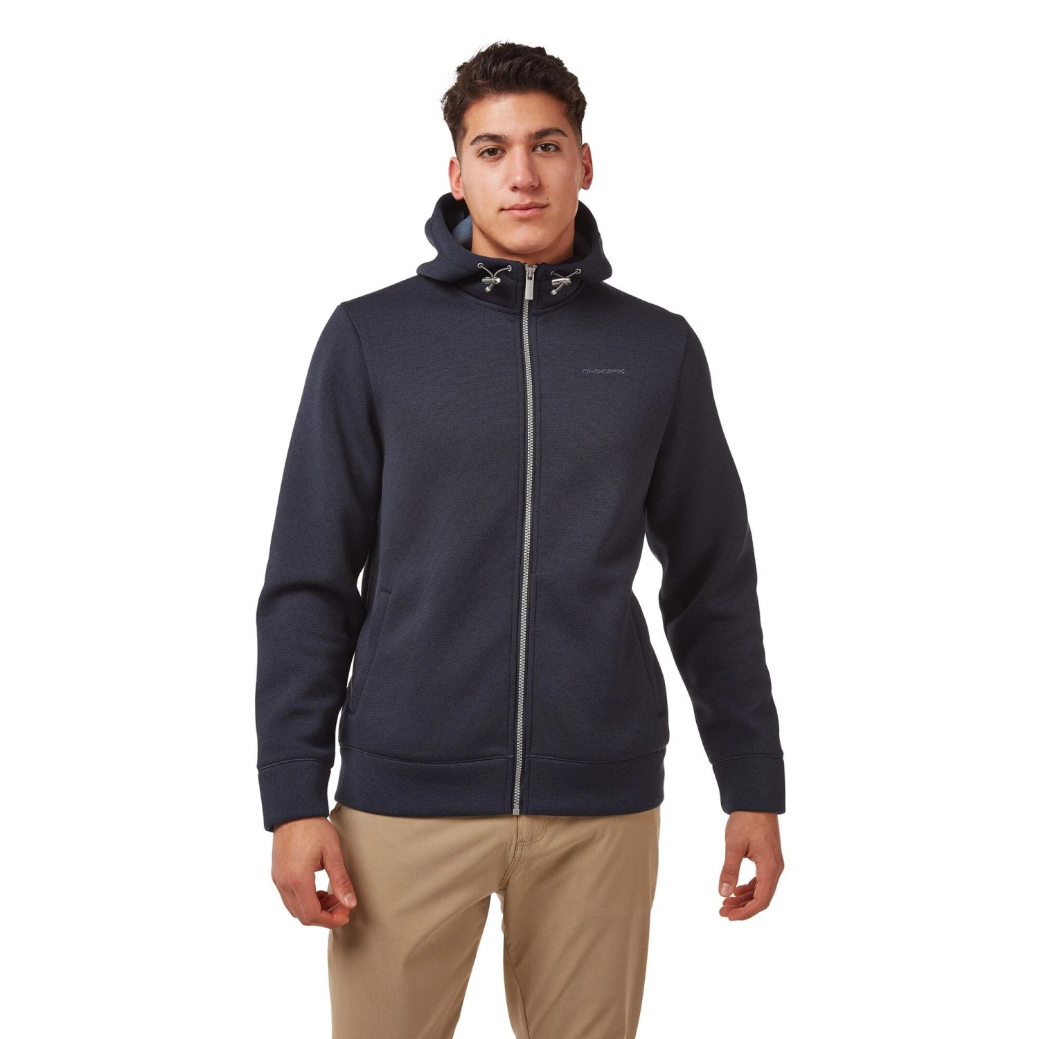Craghoppers Men's Nestor Fleece Hooded Jacket Blue Navy RRP £90 4 Craghoppers Men's Nestor Fleece Hooded Jacket Blue Navy RRP £90 - Image 2