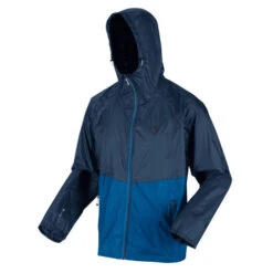 Regatta Men's Pack-It Pro Waterproof Jacket | Moonlight Denim Imperial Blue