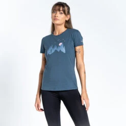 Dare2B Dare 2b Women's Peace Of Mind Graphic T-Shirt Orion Grey