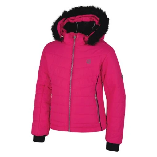 Dare2B Dare 2b Girl's Predate Ski Jacket Pink RRP £100 -Crag Clothing Shop PREDATE