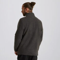 Craghoppers Men's Ramsay Pullover | Black Pepper / Coast Grey -Crag Clothing Shop RAMSAYBLACKPEPPERMODELBACK