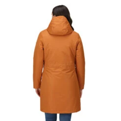 Regatta Women's Romine Waterproof Parka Jacket | Copper Almond -Crag Clothing Shop ROMINECOPPERMODELBACK