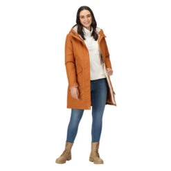 Regatta Women's Romine Waterproof Parka Jacket | Copper Almond -Crag Clothing Shop ROMINECOPPERMODELOPEN
