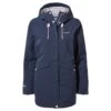 Craghoppers Women's Salia Long Waterproof Navy Jacket RRP £120 CWW1176