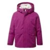 Craghoppers Girl's Sayuri Waterproof Fleece Lined Jacket Baton Rouge CKP046 RRP £55 -Crag Clothing Shop SAYURIBATON