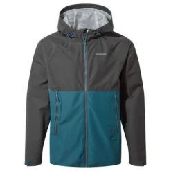 Craghoppers Men's Sebastian Jacket | Black Pepper / Sacramento Green
