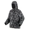 Regatta Women's Serenton Waterproof Jacket | Monochrome Ink Blot -Crag Clothing Shop SERENTONMONO