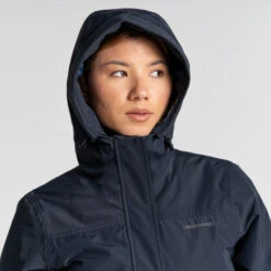 Craghoppers Women's Shayla Insulated Jacket | Navy -Crag Clothing Shop SHAYLANAVYMODELHOOD