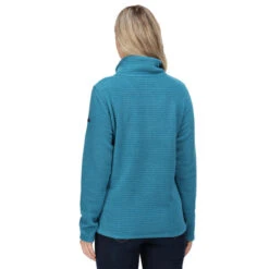 Regatta Women's Solenne Half Zip Fleece Gulfstream Blue -Crag Clothing Shop SOLENNEGULFSTREAMBLUEBACK