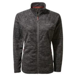 Craghoppers Women's Stromer Full Zip Fleece Charcoal CWA252