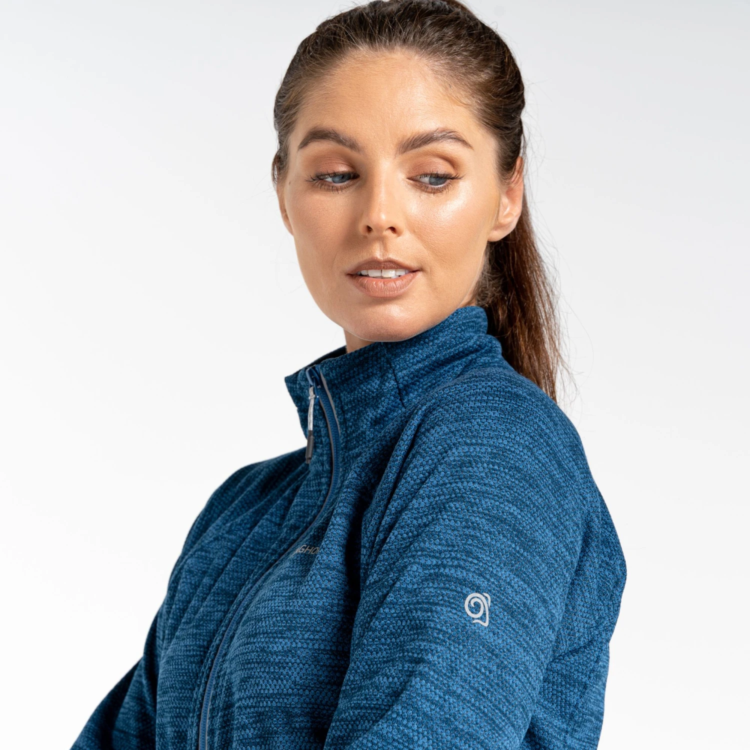 Craghoppers Women's Stromer Full Zip Fleece Yale Blue CWA252 4 Craghoppers Women's Stromer Full Zip Fleece Yale Blue CWA252 - Image 2