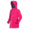 Regatta Girl's Talei Waterproof Jacket - Pink Fusion 1 Regatta Girl's Talei Waterproof Jacket - Pink Fusion -Crag Clothing Shop TALEI