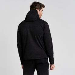 Craghoppers Men's Tarbert Hooded Jacket | Black Pepper CMA1339 -Crag Clothing Shop TARBERTBLACKMODELBACK