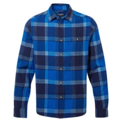 Craghoppers Men's Thornhill Long Sleeved Shirt | Blue Navy Check